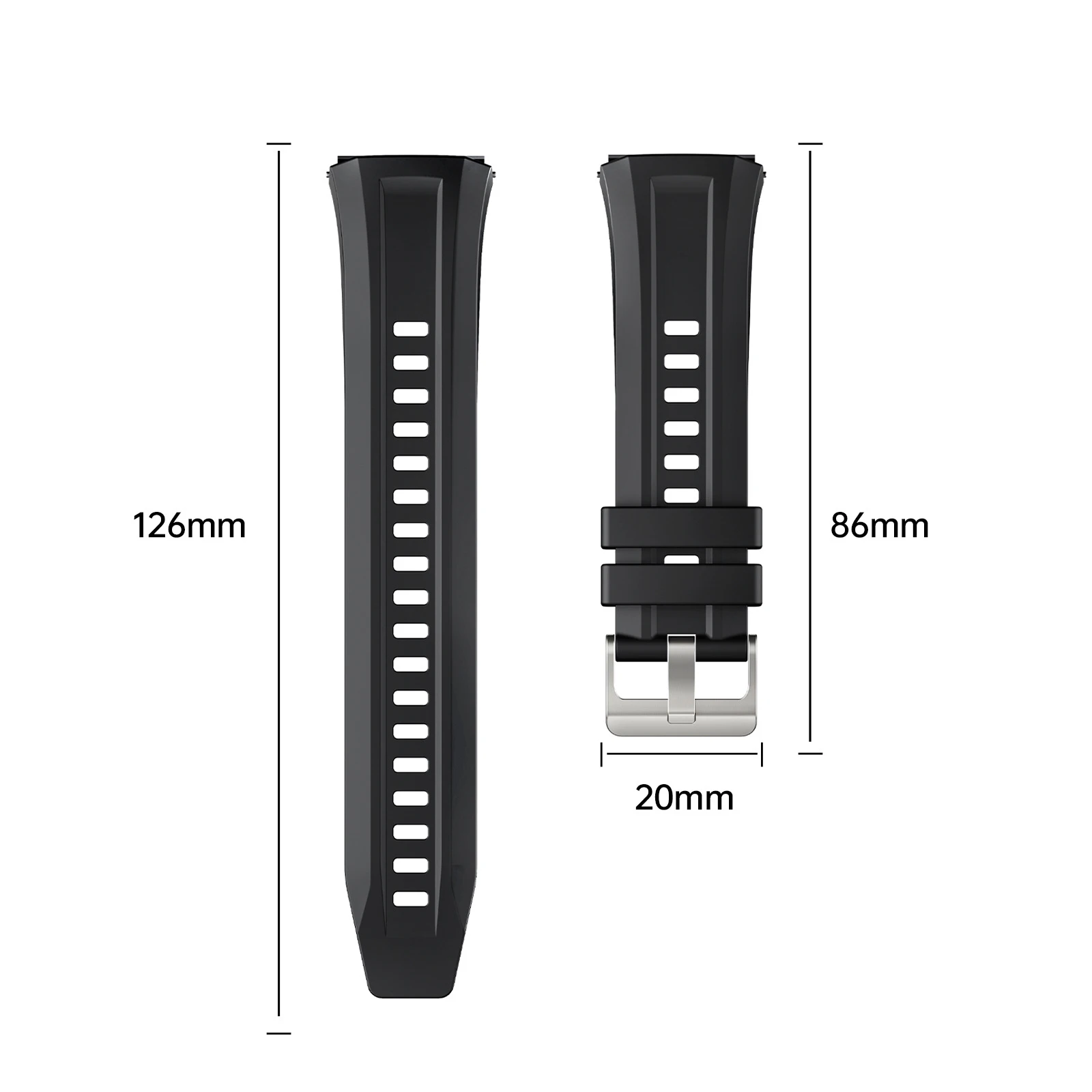 Silicone Strap For Huawei Watch GT5 Pro 46mm Watchband Bracelet For Huawei Watch GT5 Pro 46mm Smartwatch Wristband Accessories