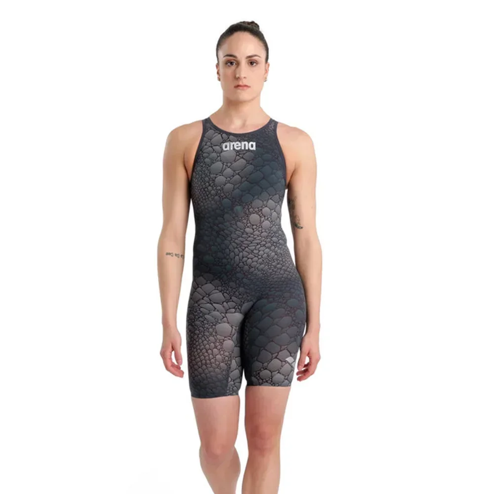 Immagine 3: 2026 Costume da bagno da donna Triathlon Allenamento competitivo Lunghezza al ginocchio Costume da bagno intero ad asciugatura rapida Piscina Costume da bagno da surf