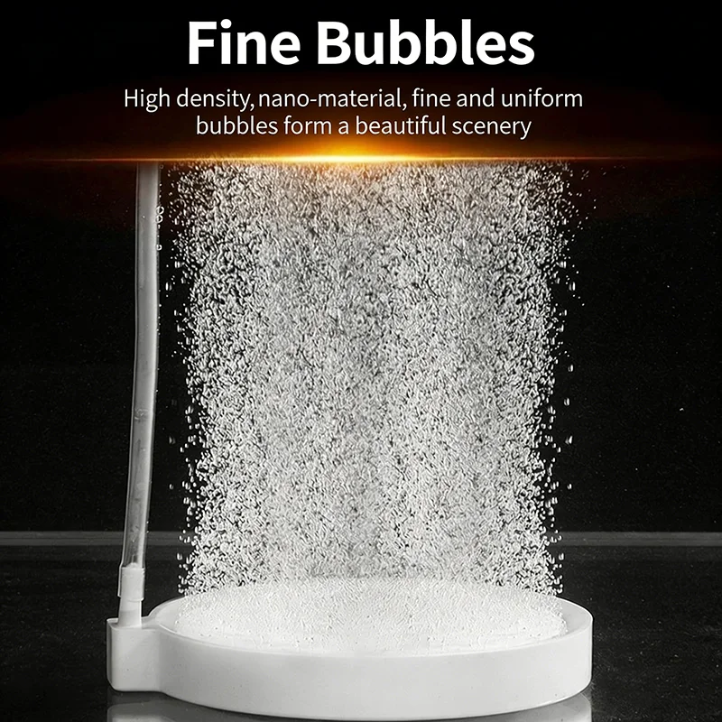 Nano Air Disc Stone Fine Mist Bubble Aerator High Efficiency Oxygen Diffuser Aquarium Accessories For Fish Tank Oxygenation