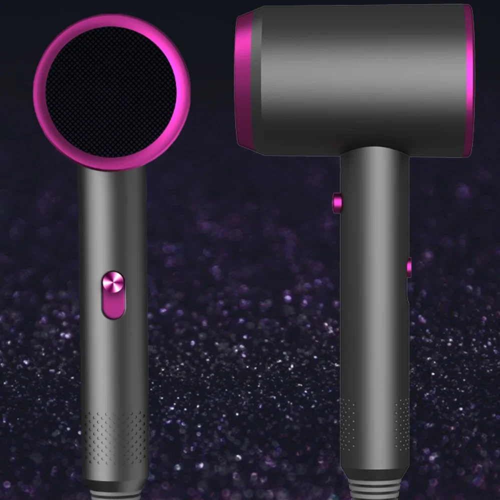 

1250W Hair Dryer High Speed Professional Lightweight Portable Hairdryer for Travel Blue Light Ion Hair Suitable All Hair Types