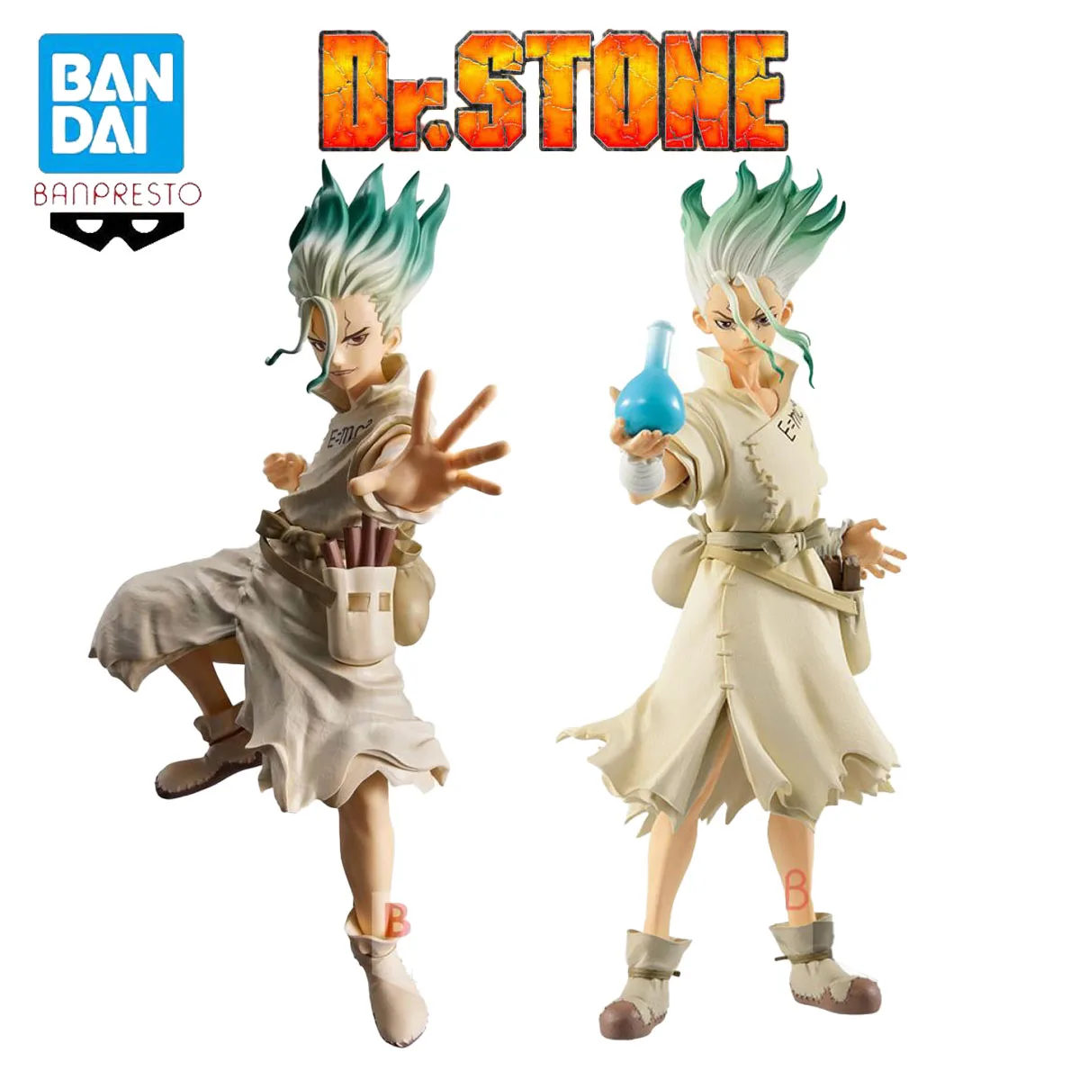 Banpresto-figura Original del dr. Stone, modelo coleccionable de Anime genuino en caja, muñecas, adorno de juguete, decoración