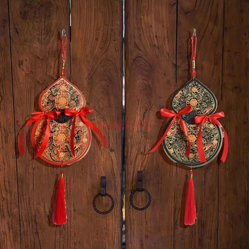 قطعتان من المعلقات المزخرفة، وديكورات الأبواب الجديدة، وديكورات غرفة المعيشة، ومستلزمات مشهد السنة الصينية الجديدة ومهرجان الربيع #2