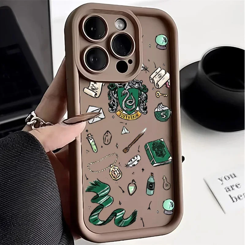 Couple Potters Wand Harries Phone Case For Motorola Moto G30 G22 G9 Soft Eye Ladder Full Protection Luxury Simple Back Cover