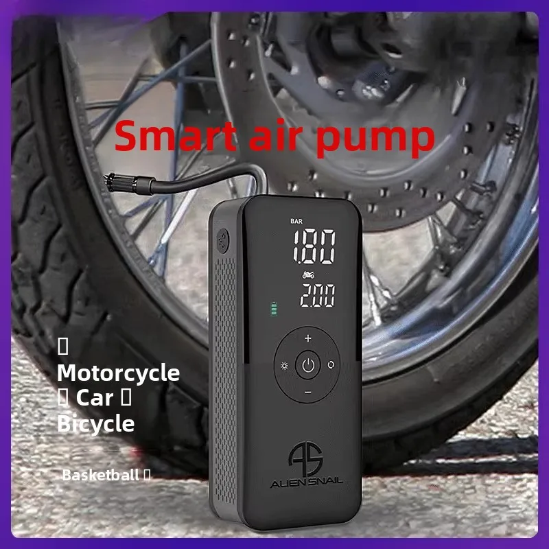 Motorcycle Air Pump Convenient Wireless Electric Pump Self Battery Car Home Pump Motorcycle Equipment