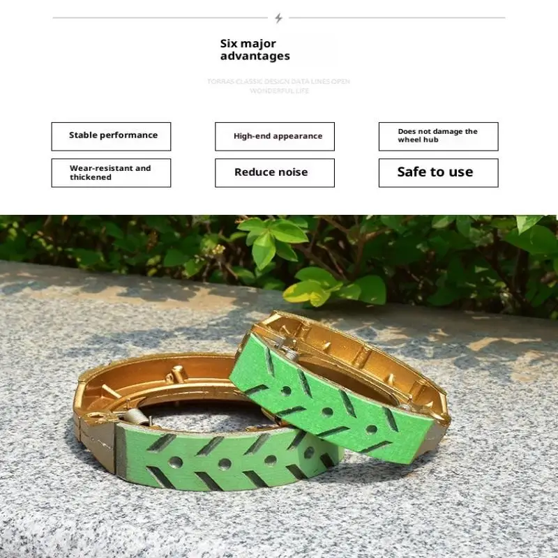 Motorcycles Brake Shoes Drum Brake Pad: CG125/110 GS125/130 Electric Scooter Moped ATV Wear-resistant