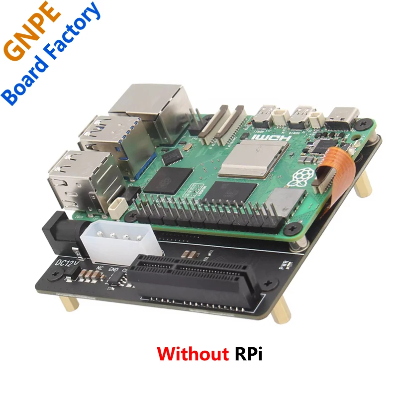 Imagem -02 - Raspberry pi X1010 Pcie com Slots Pcie x4 Padrão Compatível com Vários Extrusão Pcie