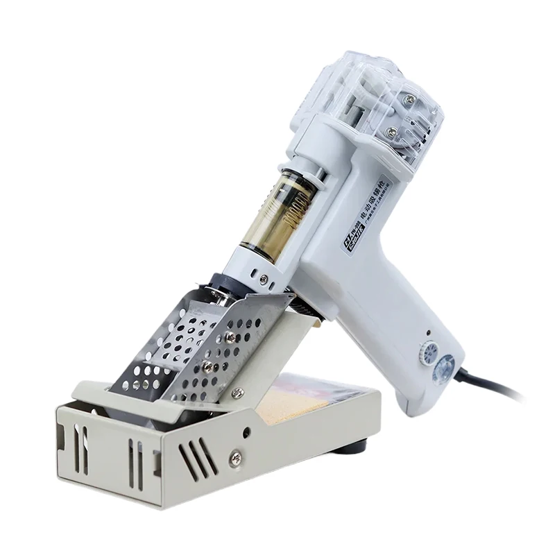 

Double-pump Electric Desoldering Gun powerful dual air pump tin suction device, tin suction pump, tin removal and suction tool