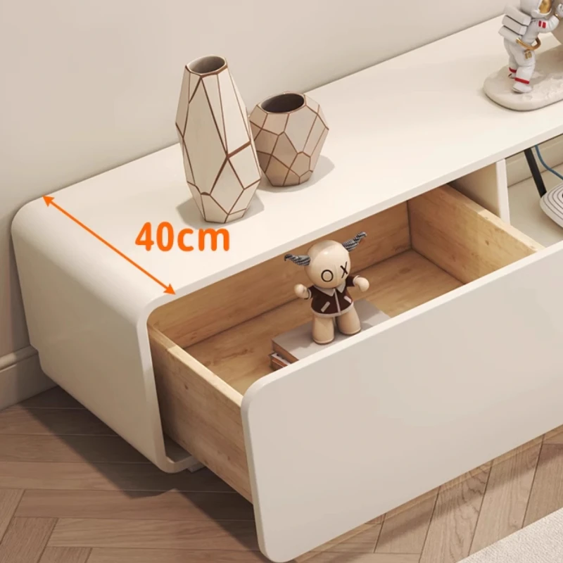 Cream Wind Display TV Cabinet Modern Simple Living Room Designer Storage Tv Stands Dollhouse Wall Archivadores Salon Furniture