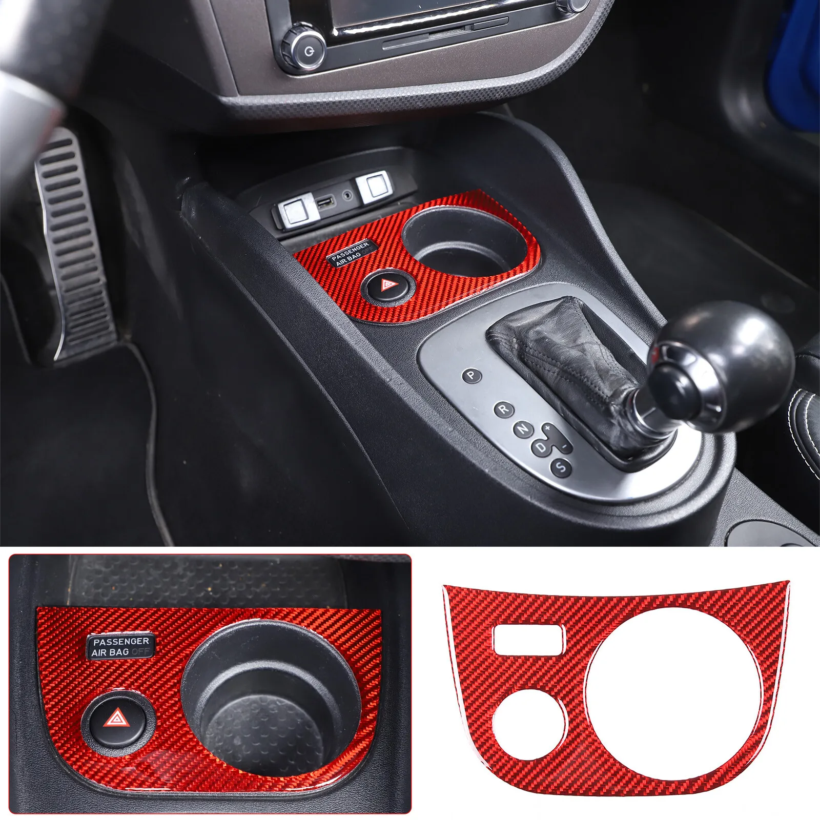 

1PC Real Soft Carbon Fiber Car Cup Holder Panel Sticker Accessories For SEAT Leon MK2 1P 2005 2006 2007 2008 2009 2010 2011 2012