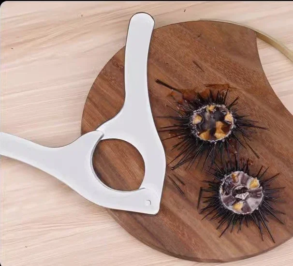 Sea Scissor High Hardness Anti-deform Stainless Steel Effort-saving Heavy Duty Sea Urchin Cutter for Home