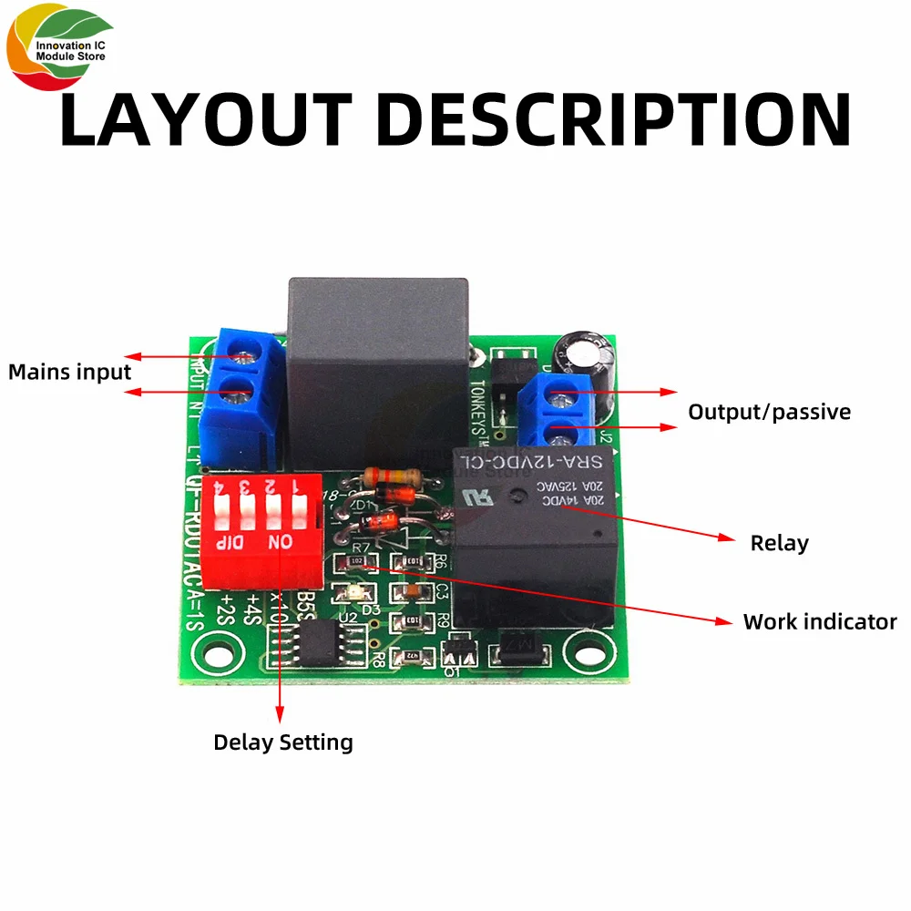 Device Power-on Automatic Boot Module 220V Wide Voltage Computer Air Conditioner Industrial Control Automatic Start-up RD01AC