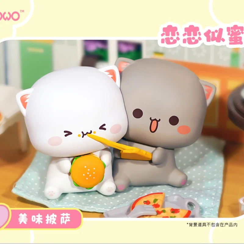 Mitao Cat 4 Season Love Is Like A Peach Series Blind Box Toys Mystery Box(Hide styles)