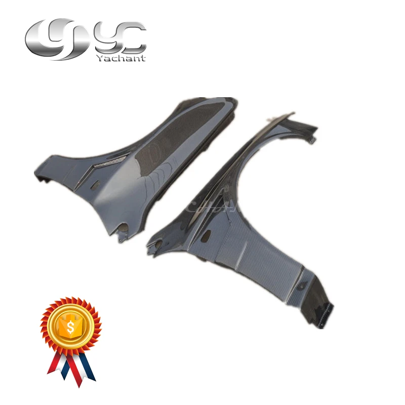 Trade Assurance Carbon Fiber Front Fender Fit For 2001-2007 Evo 7 8 9 Z Speed Style Front Fender +10mm