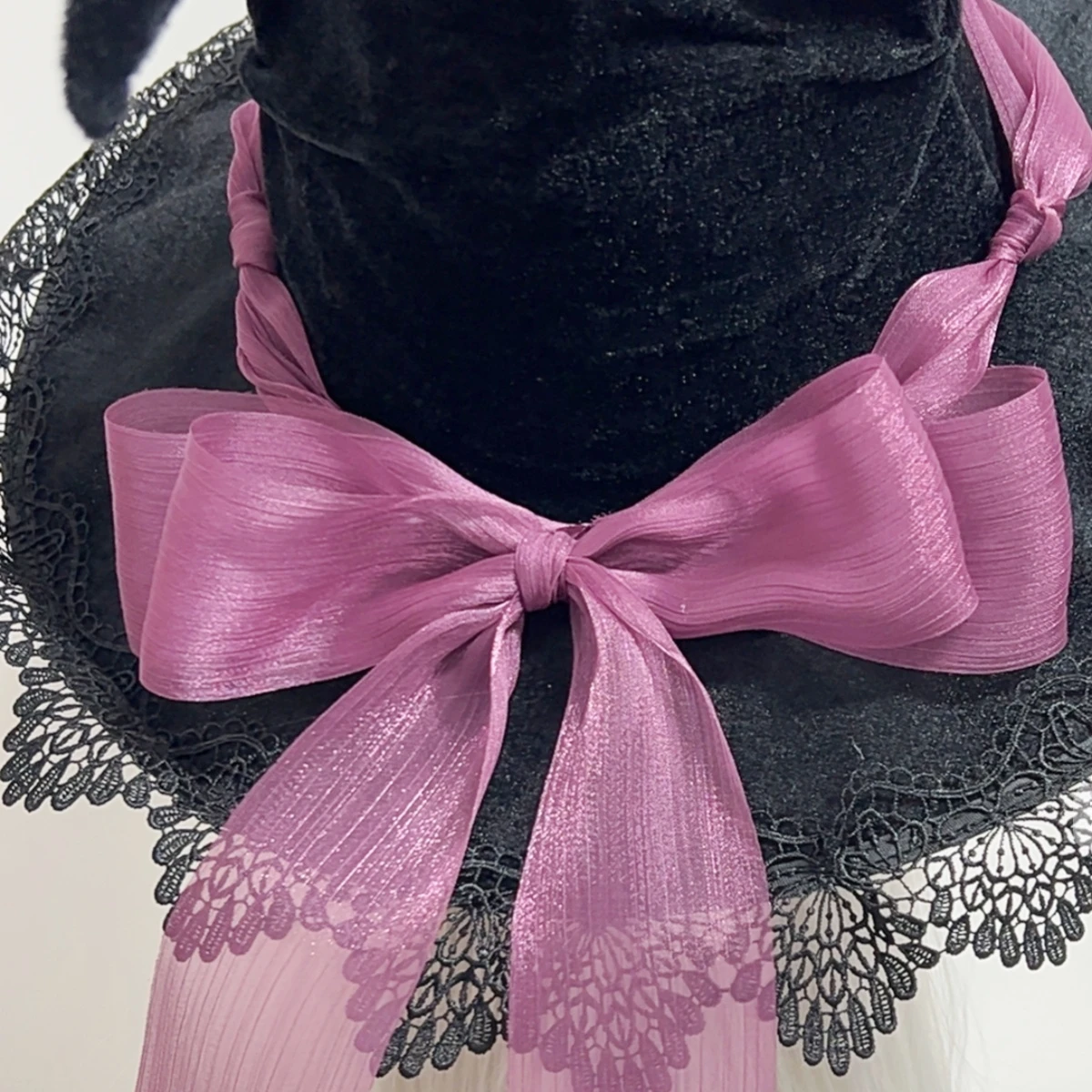 할로윈 마녀 마법사 모자 코스프레 파티 와이드 브림 뾰족한 모자 카니발 무대 공연 의상 사진 소품