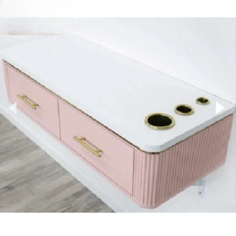 

Best Selling Pink Dresser Legless Makeup Dresser with Drawer