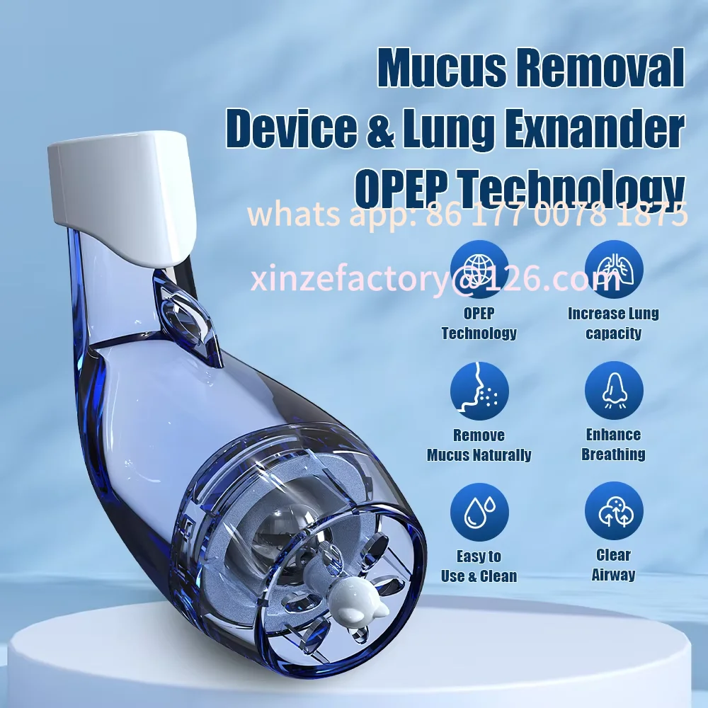 

Customizable Mucus Removal Device, Mucus Clearance Aiyway Clear Lung Expander Phlegm Loosen Breathing Trainer