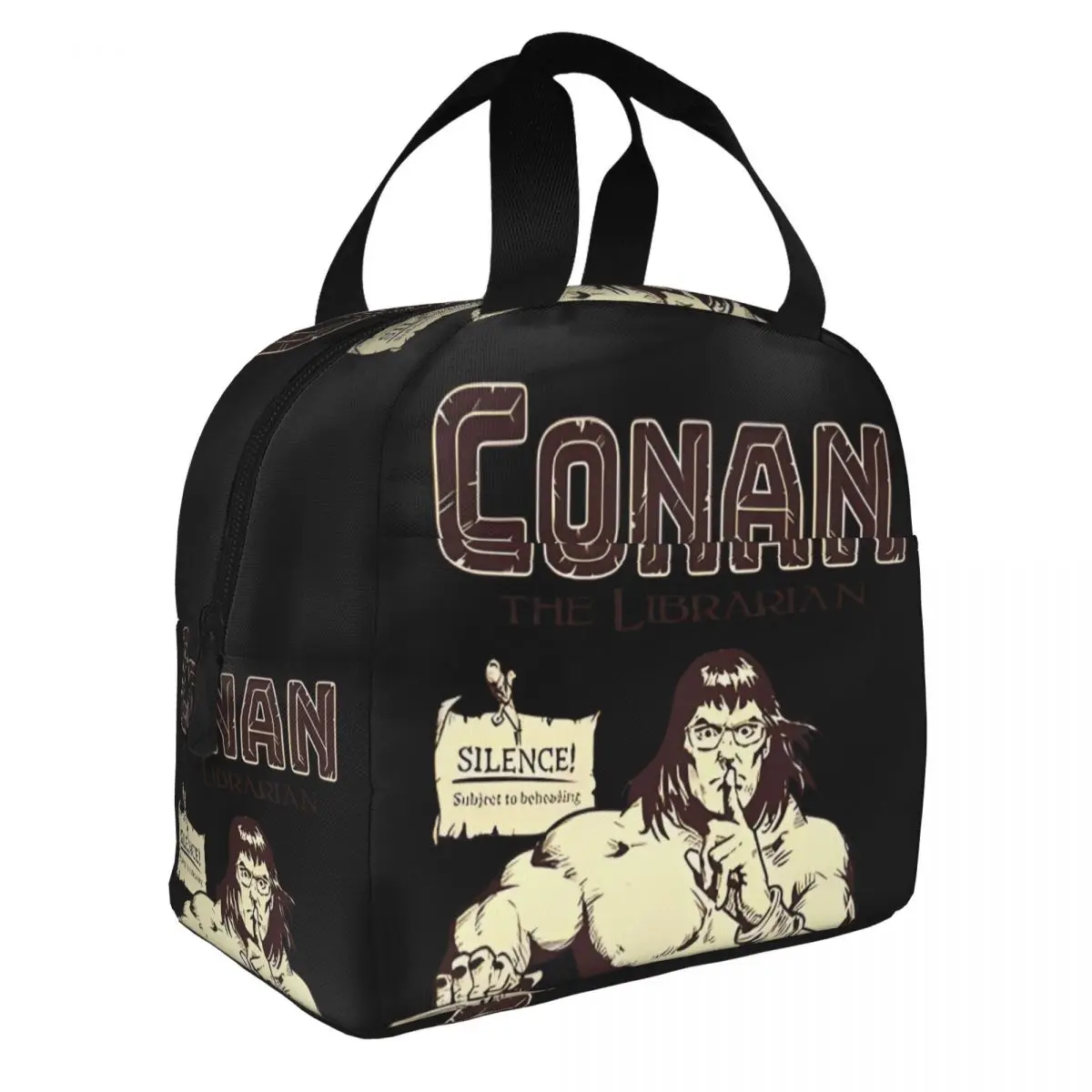 Leakproof Insulated For Women Men Adults C-Conan The Barbarian Food Bags Fashion Book For Lunch Lunch Box Bag