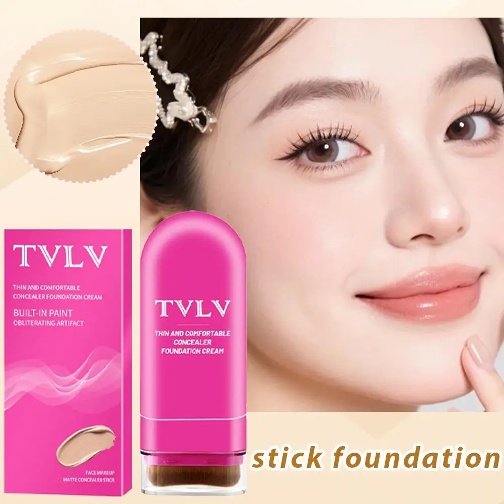 Eraser Foundation Stick Water Moist Light Concealer Foundation Covering Acne Scarring Dark Under-eye Circles Face Beauty Makeup