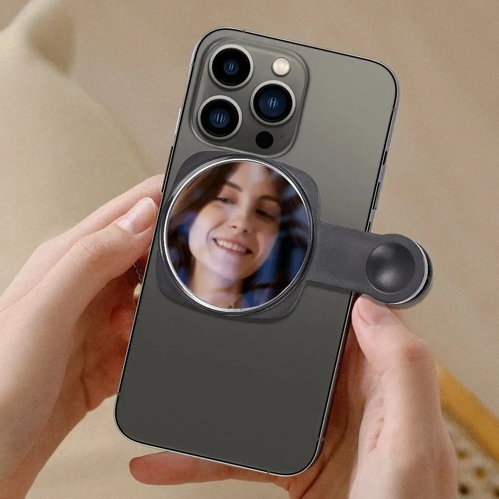 Universal Back Cell Phone Camera Mirror Reflection Shooting Clip Phone Reflection Clip Back Rear HD Lens Selfie Reflector Mirror