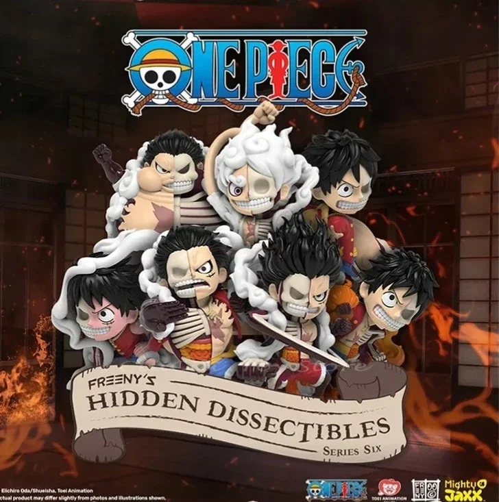 New One Piece Mystery Box Luffy Hidden Dissectiples Series 6 Blind Box Full Gear Luffy Model Desktop Decoration Birthday Gifts