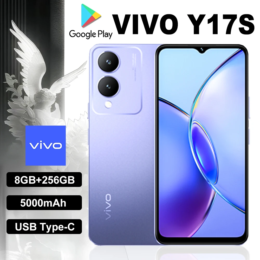 

VIVO Y17S 4G smartphone 8GB+256GB/5000mAh/side fingerprint recognition/facial recognition/support 1080P@30fps video recording