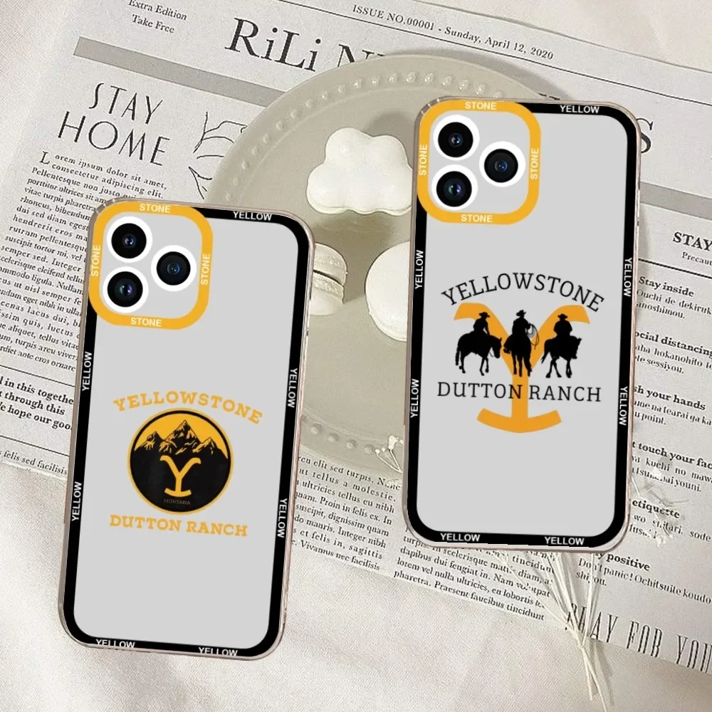 Yellowstone TV Show Phone Case For Samsung S20 S21 S22 S23 ULTRA PLUS LITE Transparent Shell