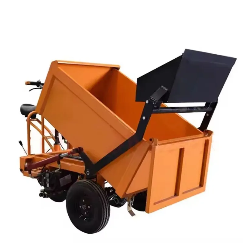 

Self-shoveling Self-loading Self-unloading and Integrated Turning Electric Dump Tricycle Sand Truck in Farm