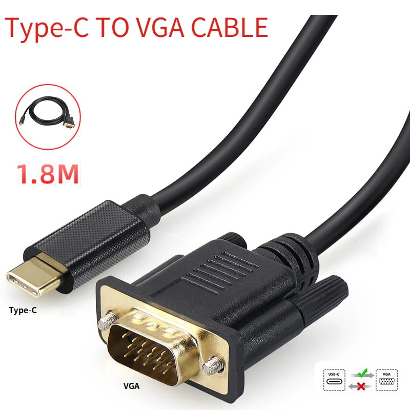 Type-C/Dp To Vga Ad…