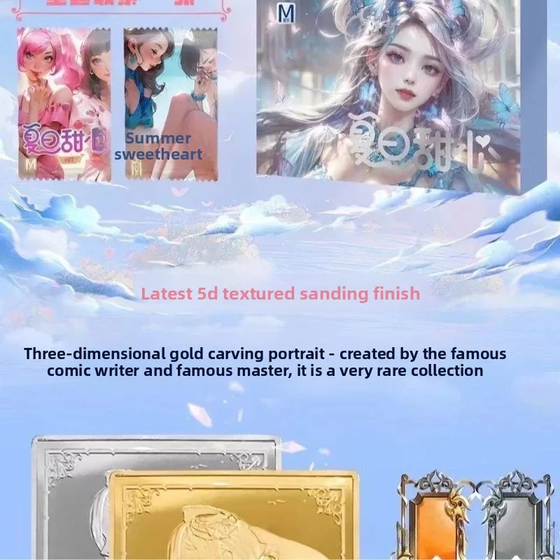 

Коллекционный набор серии Summer Sweetheart: объемные 5D-карточки с полыми кристаллами, изысканные, для прохладного лета