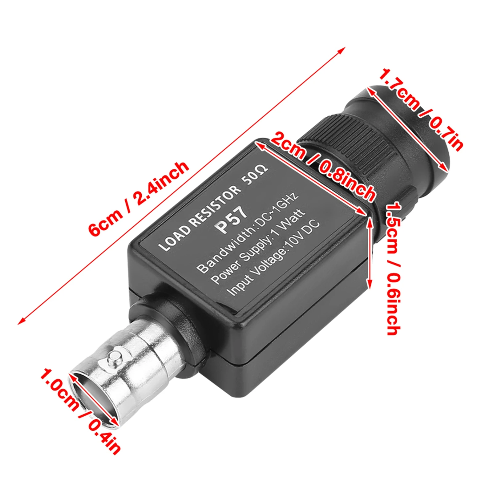 BNC Adapter BNC Female Adapter BNC Connector P57 50ohm Black BNC to BNC Female 50KY Q9 Adapter Connector Accessories Adapter