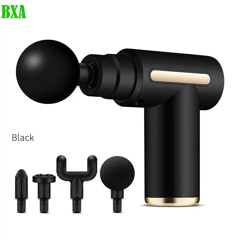 

BXA Portable Massage Gun LCD Electric Tapping Pistol Massage Stick for Body Neck Back Deep Tissue Muscle Relaxation Fitness
