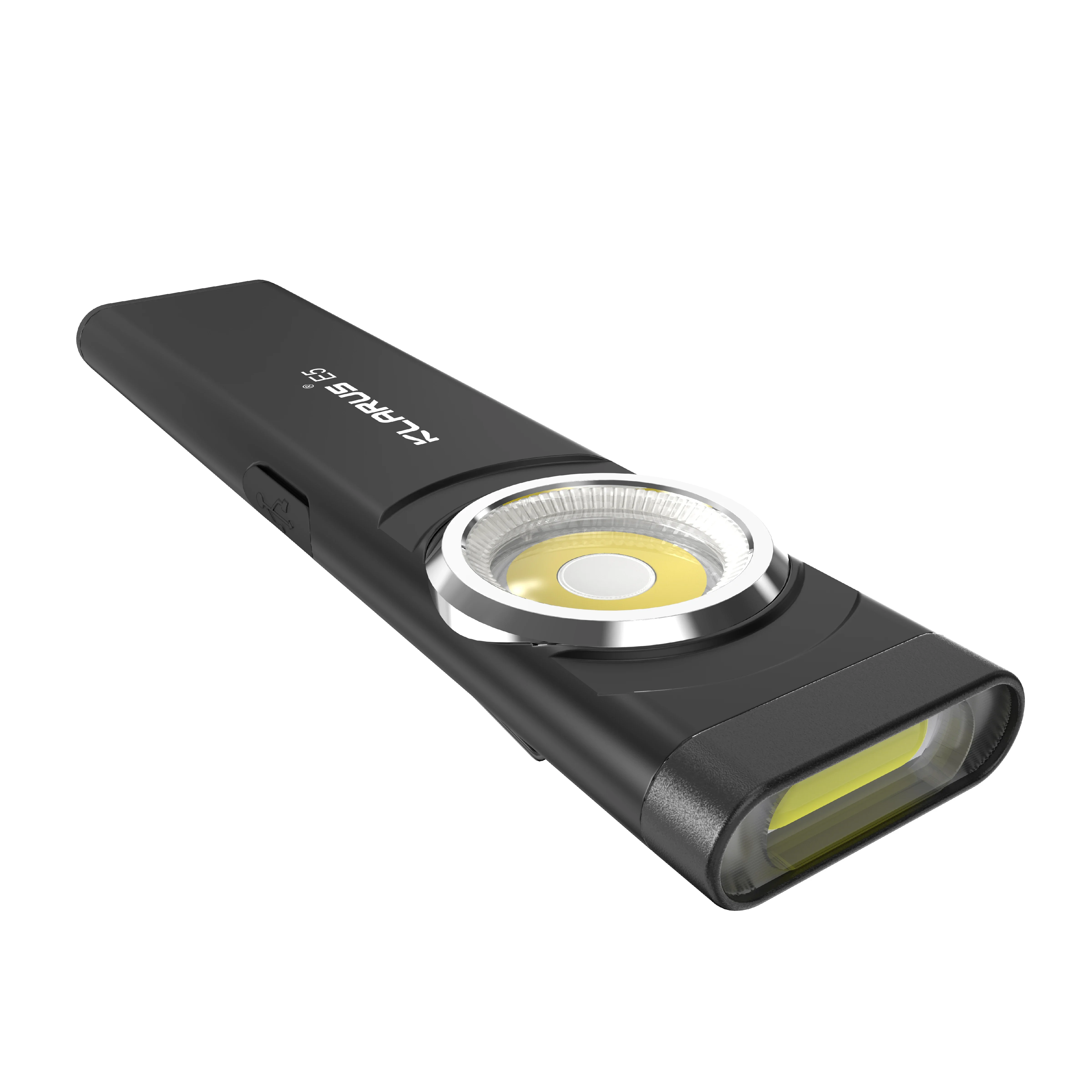 Klarus E5 COB Flashlights Magnetic Dual Light 600Lumens Torch 8 Lighting Modes USB C Recharge