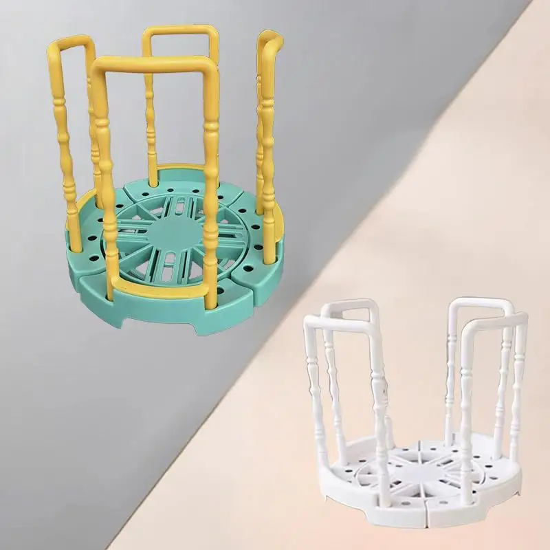 New Portable Retractable Bowl Holder Drain Removable Cabinet Dishes Storage Rack Water Cup Kitchen Organizer view 4