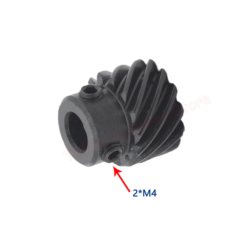 1 pz 1 M 13 T 45 gradi ingranaggio elicoidale 1 Mod 13 denti rotazione sinistra e destra foro ingranaggio 5 6 6.35 8 10mm 45 # acciaio tempra