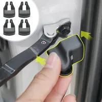 4X Car Door Lock Protector Cover Door Check Arm Protection Cover For Honda Fit Jazz Accord City Odyssey Crosstour CR-V CRV Civic