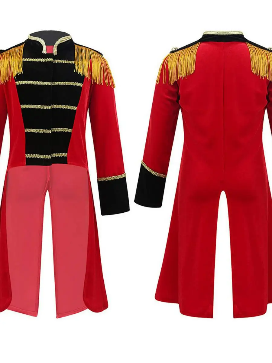 

Новый костюм для женщин: фрак клоуна-тренера цирка, фокусника, для игр и ролевых игр, сценический наряд