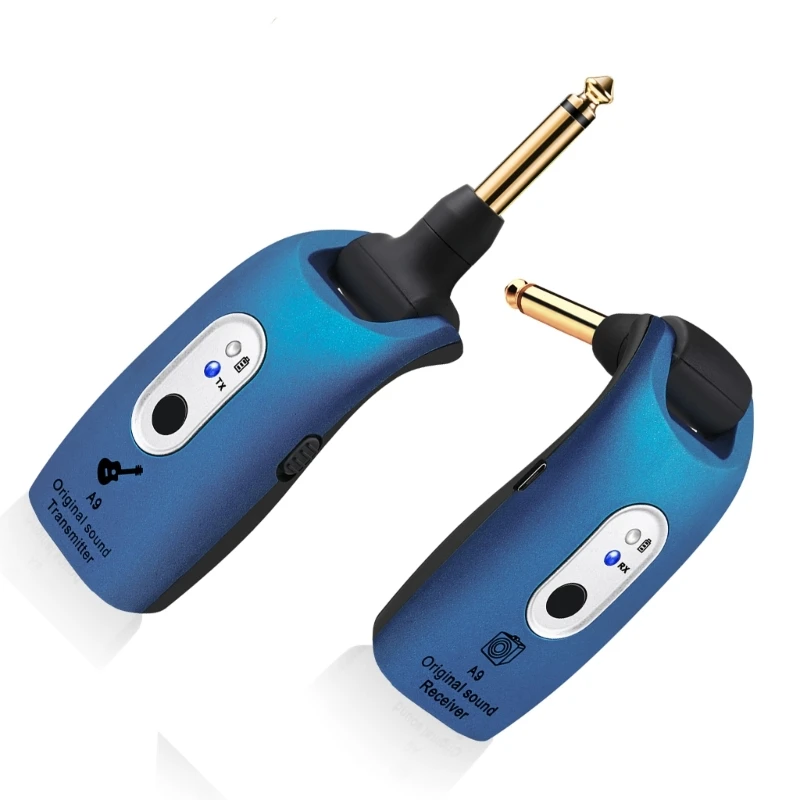 

Rechargeable Wireless Guitar Transmitters Receiver 2.4GHz Wireless Guitar Systems for Electronic Instrument Low Delay D5QD