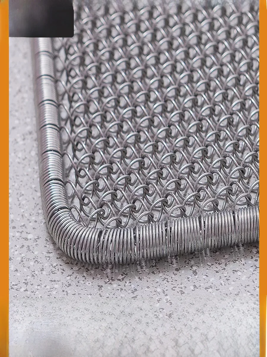 

Steel Wire Door Mat Metal Spring Entrance Mat Home Use Outdoor Dust Cleaning Mat Stainl Steel Wire Net Floor Mat