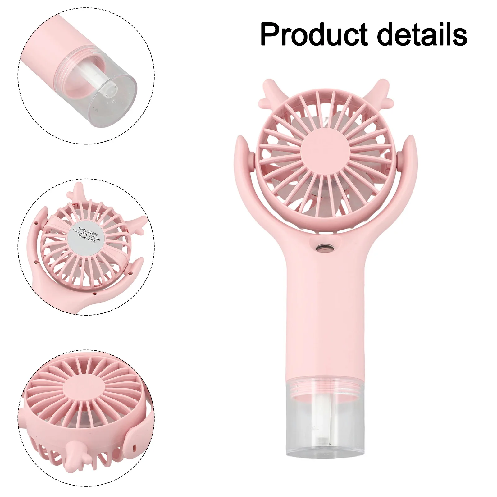 

Ручной вентилятор Туманный вентилятор Наружное охлаждение 167*82*37 мм Компактный вентилятор для активного отдыха Воздушная батарея Компактный размер