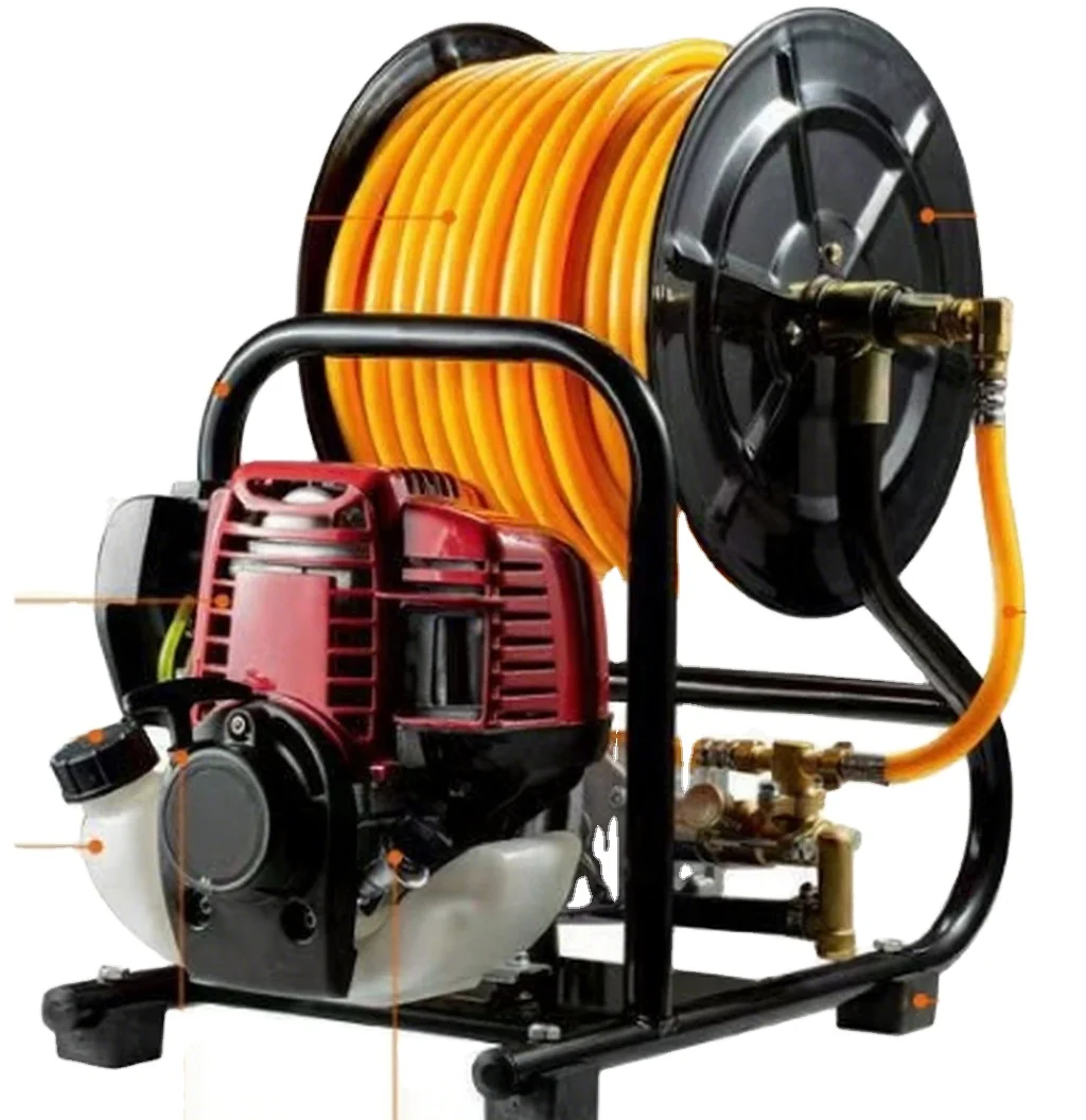 

Горячая новинка 2026: Мощный 4-тактный бензиновый опрыскиватель 139F высокого давления, портативный сельскохозяйственный распылитель-насос