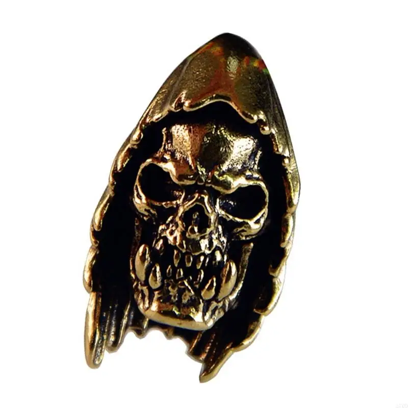 قلادة من الخرز المعدني على شكل جمجمة مغطاة من أجل باراكورد وصياغة المجوهرات بفتحة كبيرة