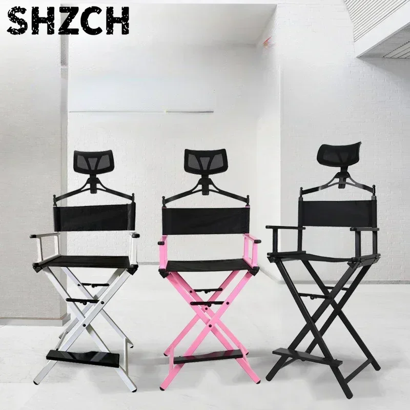 Silla de aluminio para acampar al aire libre, silla pesca ocio, asiento playa plegable lona, Bar, silla maquillaj