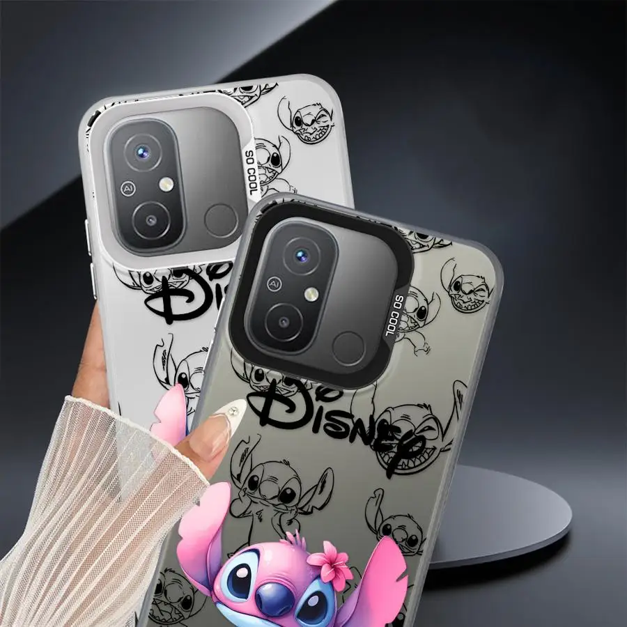 Capa de telefone para xiaomi redmi note 10s 10 11 pro 11s 12 13 14 pro plus casca macia disney casal ponto anjo