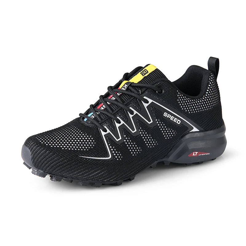

MTB Cycling Shoes zapatillas ciclismo Men Motorcycle Shoes Knit Breathable Bicycle Shoes Outdoor Hiking Sneakers riding Shoes