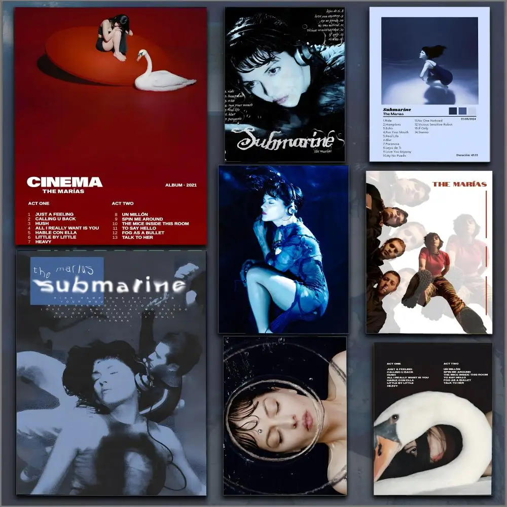 THE M-MARIAS SUBMARINE Band Poster HD Anime Hot Theme Singer/OST/Movie-Waterproof Self-Stick Home Decor