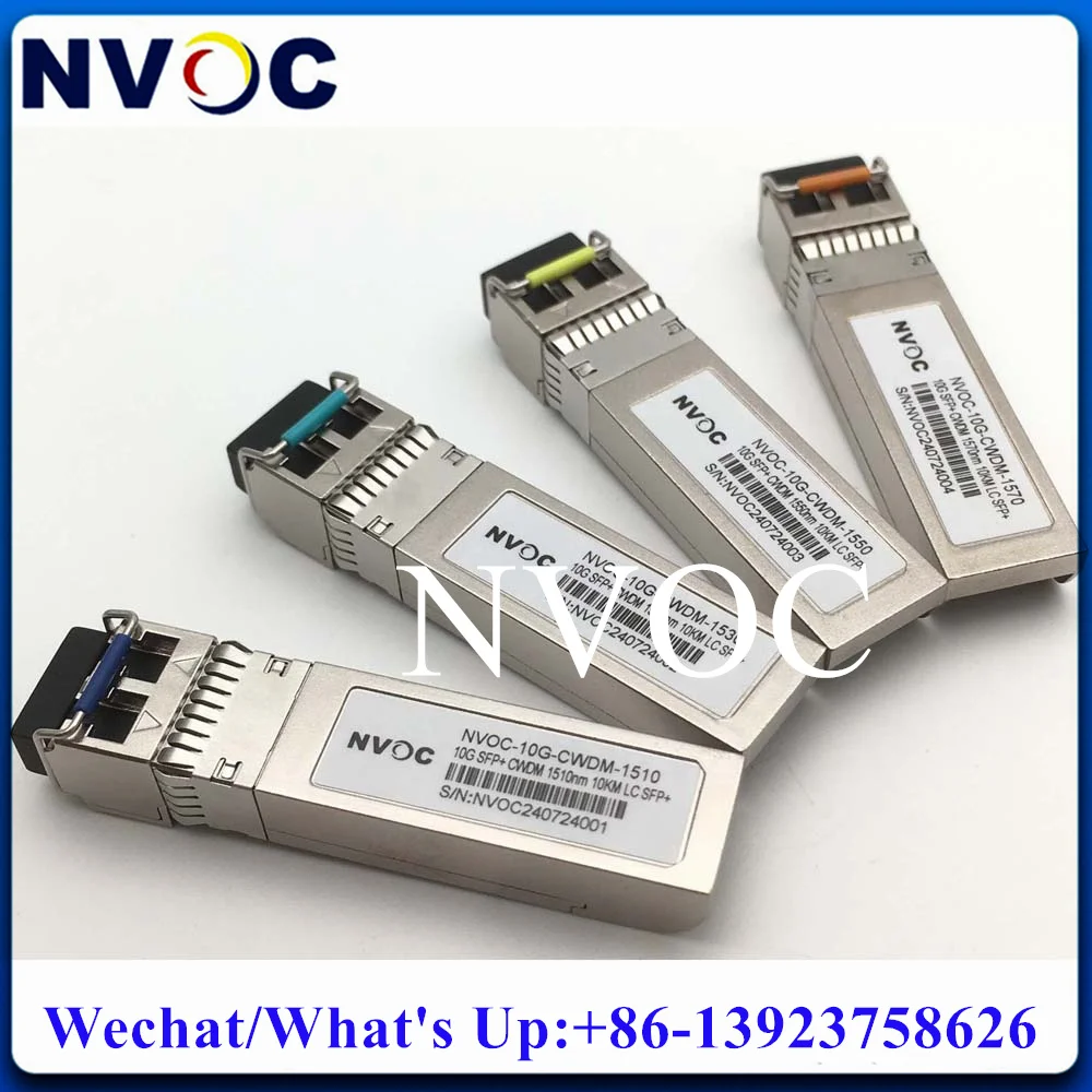 

4 шт. CWDM-SFP10G SFP + 10 км 1510/1530/1550 нм Дуплексный LC DDM SMF волоконно-оптический трансивер CWDM 10G для Cisco/Mikrotik