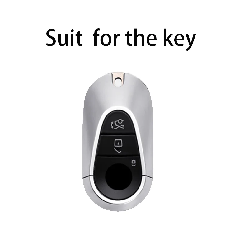 High End Side Diamonds for Mercedes Benz C E S CLE GLC EQS EQE Class W206 W214 W223 C236 Smart Remote Car Key Case Cover Fob Bag view 5