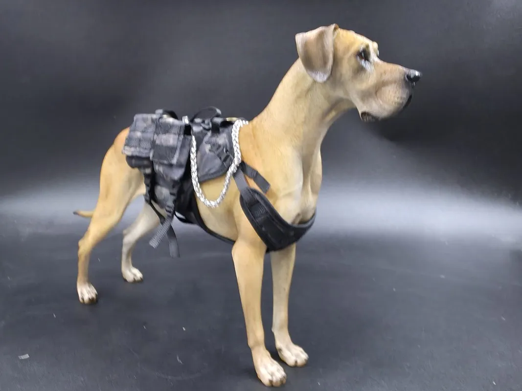 JXK1/6 Great Dane Model Simulation Animal Puppy Peripheral Statue GK Figure Resin Ornament Toy Crafts