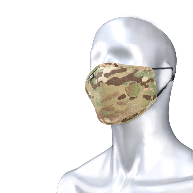 قناع شتوي تكتيكي مموه مخصص، أغطية وجه قابلة للغسل، معدات عسكرية خارجية للرجال، قناع صيد مموه #3
