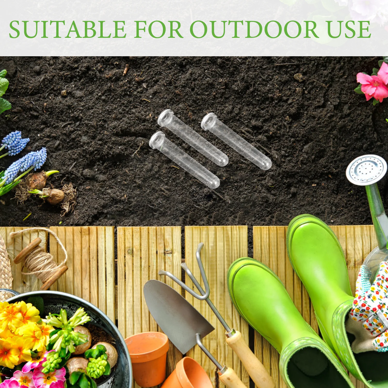 Tubes d'eau floraux en plastique transparent, 50 pièces, conception étanche pour arrangements de fleurs fraîches et hydratation à tige unique